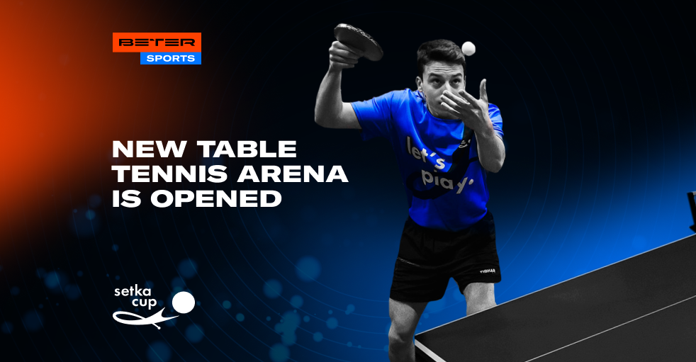 New Table Tennis Arena for Setka Cup