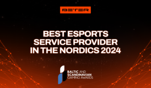 BETER is the Best Esports Service Provider in the Nordics 2024!