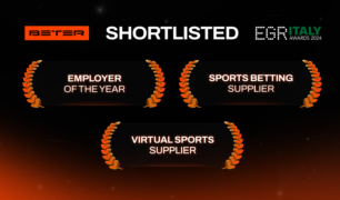 BETER shortlisted in 3 categories at EGR Italy Awards 2024