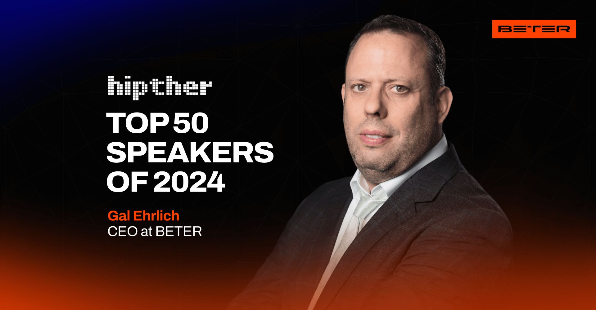 Gal Ehrlich has been ranked among the top 10 in the prestigious 𝗧𝗼𝗽 𝟱𝟬 𝗦𝗽𝗲𝗮𝗸𝗲𝗿𝘀 𝗼𝗳 𝟮𝟬𝟮𝟰