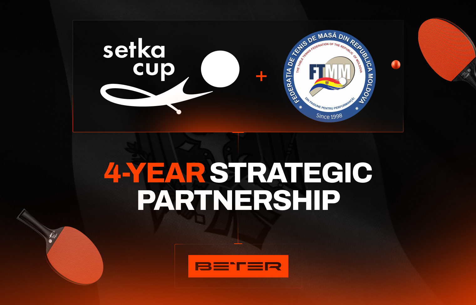 <strong>Setka Cup partners with the Table Tennis Federation of the Republic of Moldova</strong>
