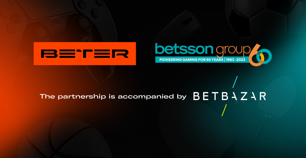 BETER announces upgraded content deal with Betsson powered by BETBAZAR