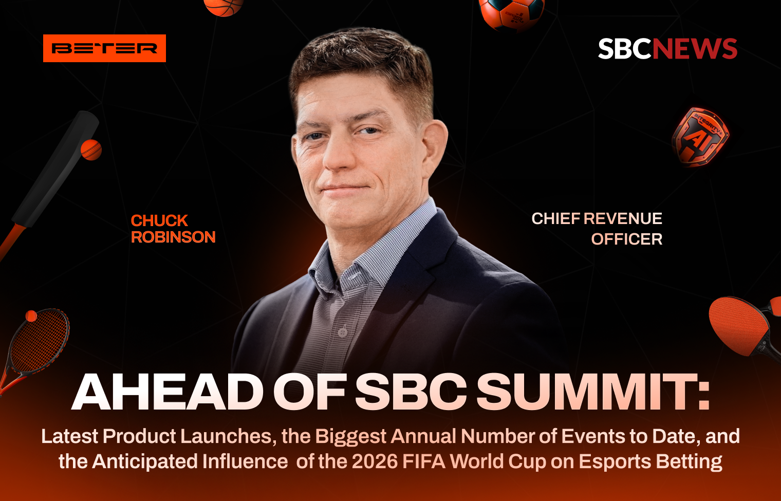 Chuck Robinson, BETER: bringing our portfolio of 700,000 annual fast-paced events to Lisbon