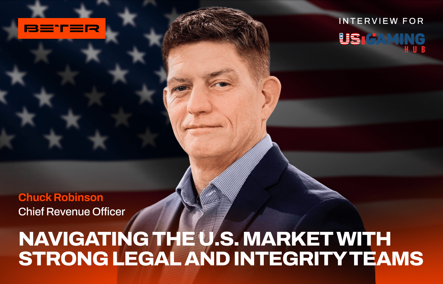 Chuck Robinson: “This year alone, BETER aims to surpass 500,000 events in our esports portfolio”