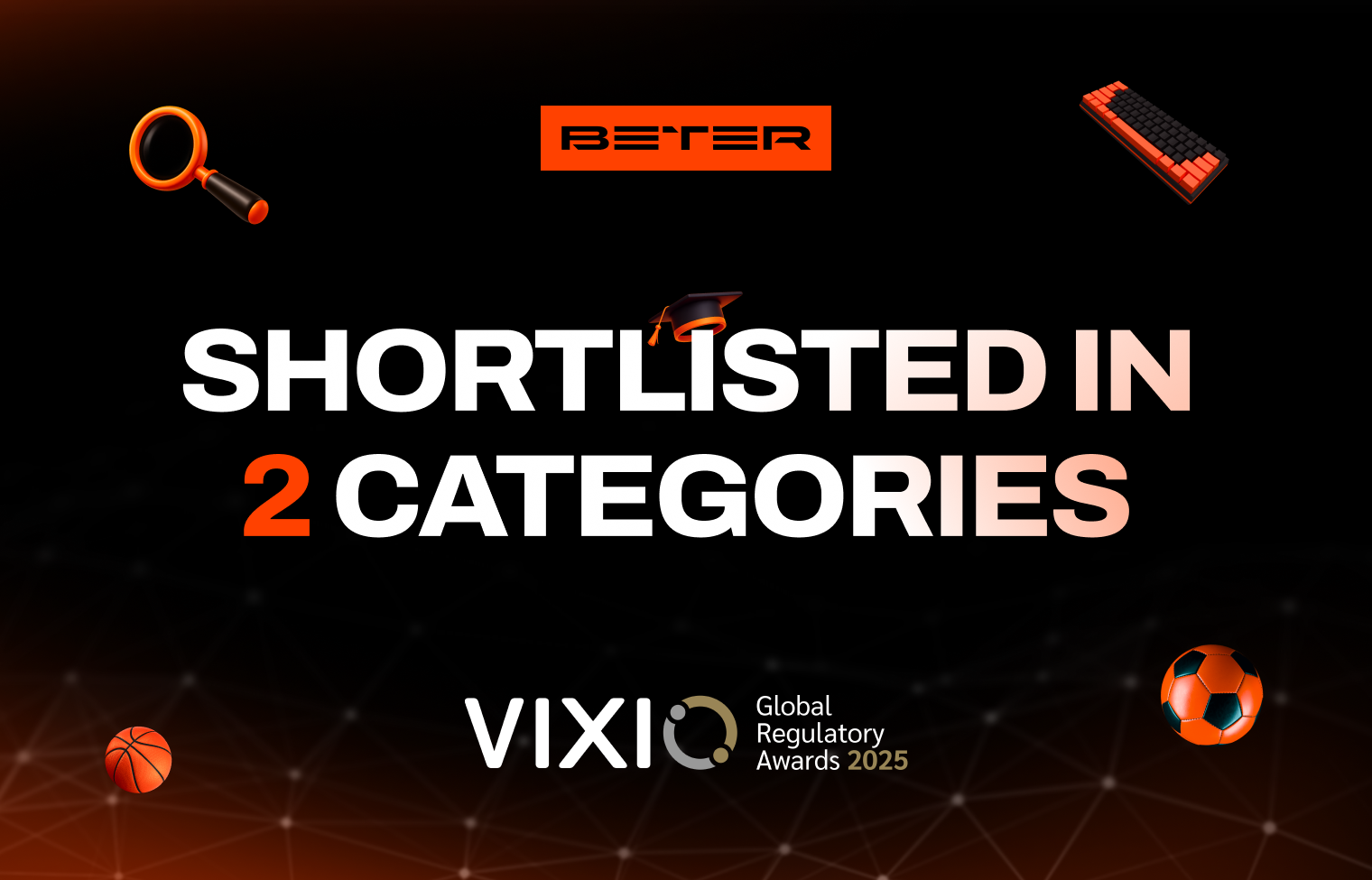 <strong>BETER has been shortlisted in two categories at the Global Regulatory Awards! </strong>