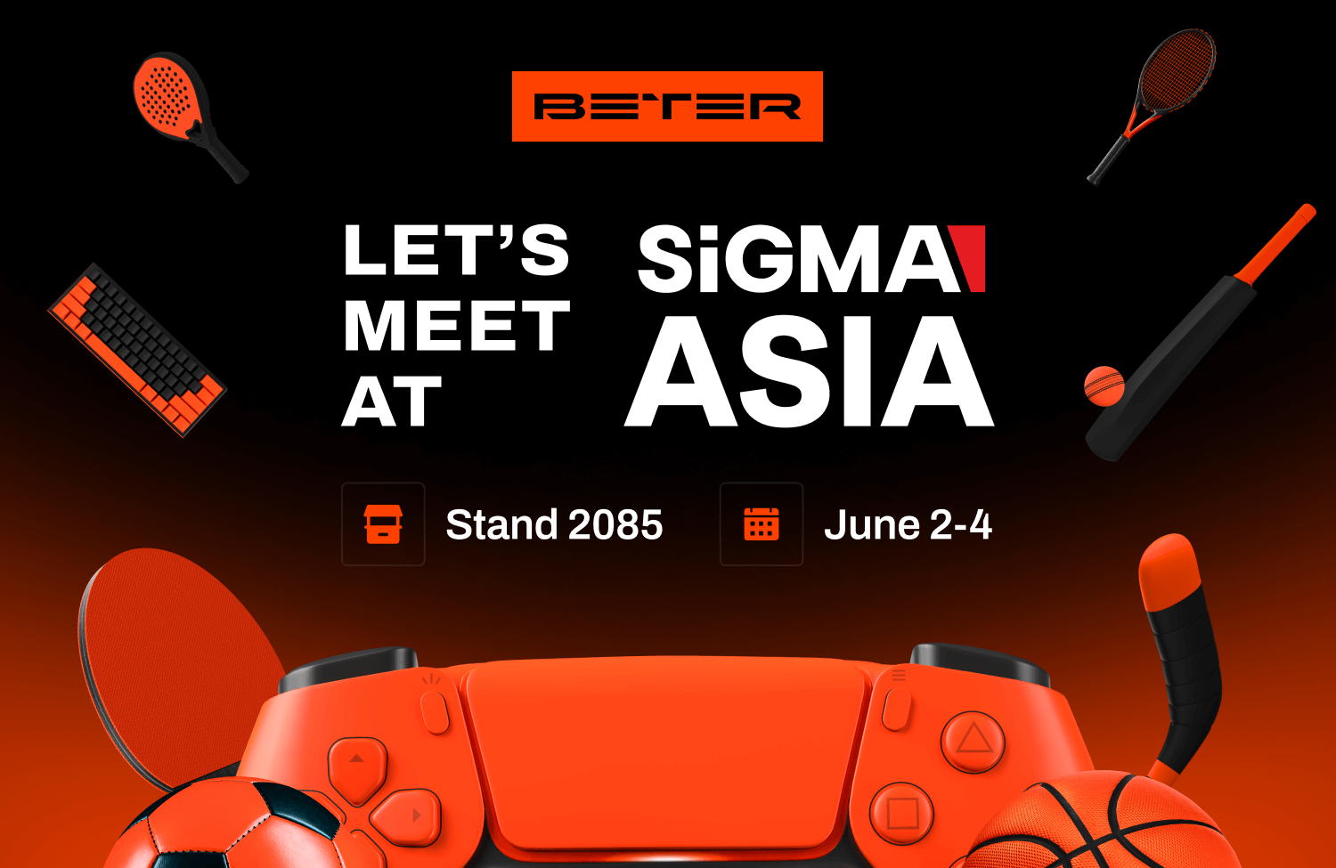 BETER to Exhibit at SiGMA Asia