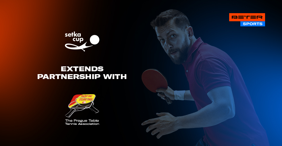 Setka Cup has extended its partnership agreement with the Prague Table Tennis Association