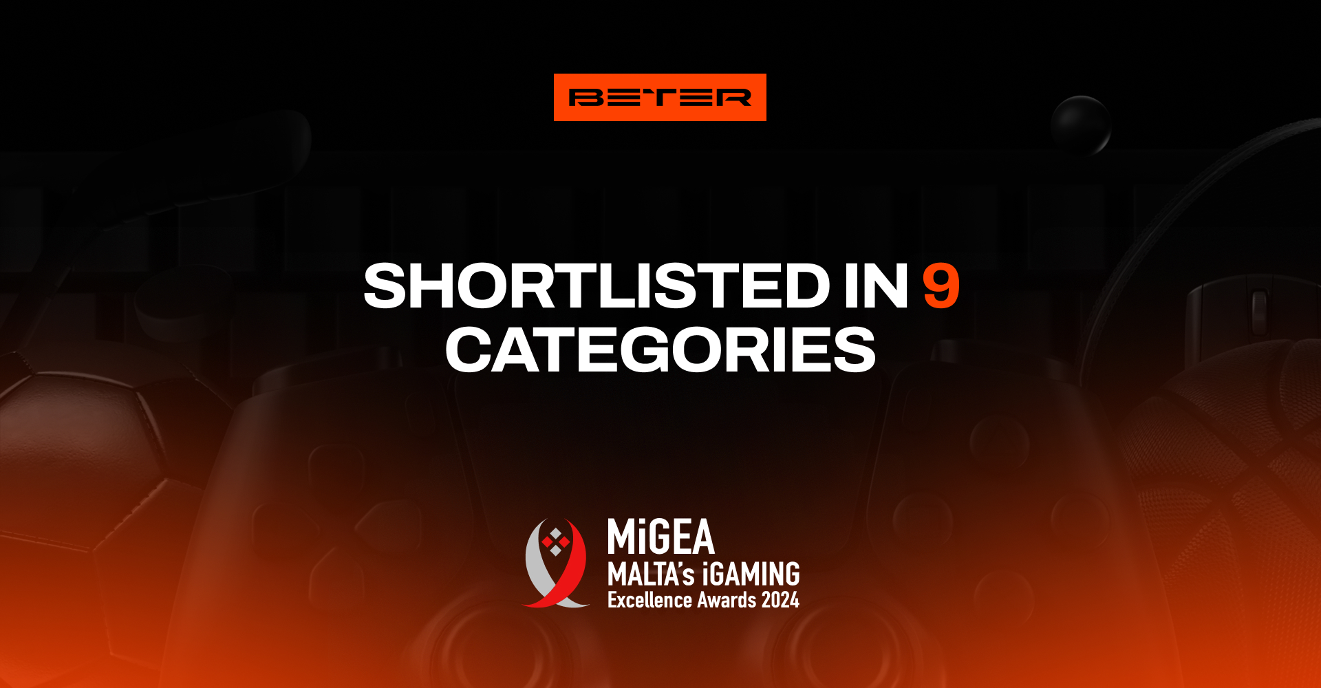 BETER in the shortlist of Malta’s iGaming Excellence Awards!