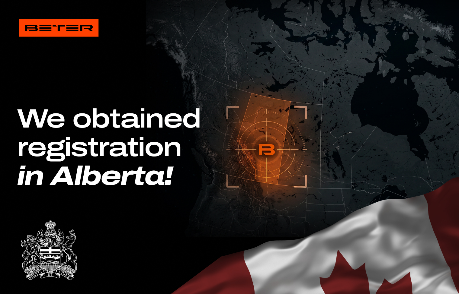 BETER secures supplier registration in Alberta, Canada